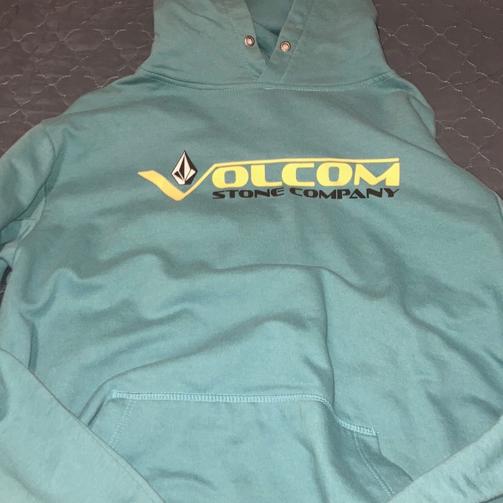 Blue volcom hoodie